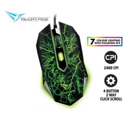 MOUSE ALAMBRICO ALCATROZ X CRAFT CLASSIC ELECTRO